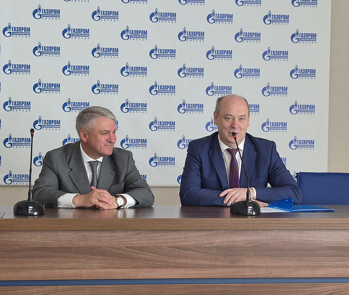 Заместитель генерального директора «Газпром межрегионгаз» Николай Головкин встретился с трудовыми коллективами липецких газовых компаний